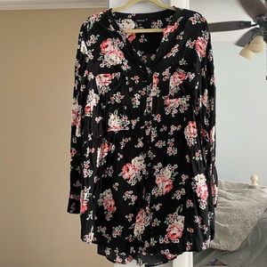 Torrid Floral Tunic Top